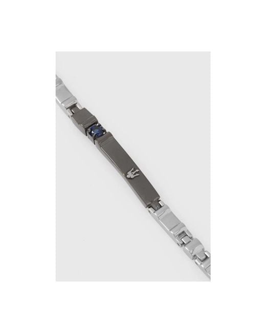Bracelets di Maserati in White da Uomo