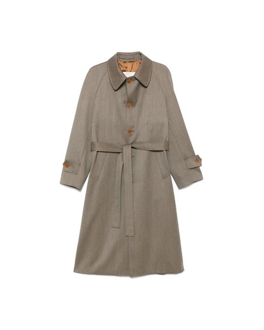 Giuliva Heritage Brown Trench Coats for men