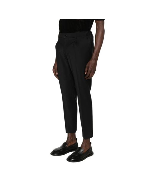 BE ABLE Black Cropped Trousers for men