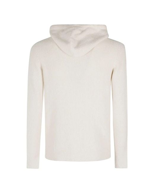 Roberto Collina White Hoodies for men