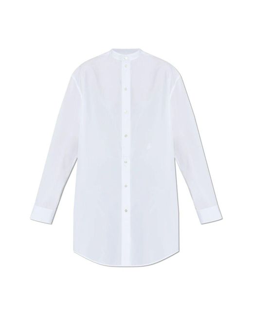 Jil Sander White Langes hemd