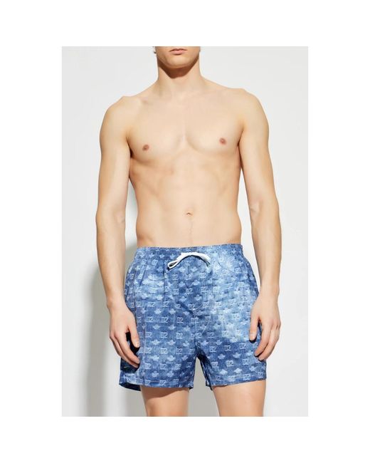 DSquared² Blue Beachwear for men