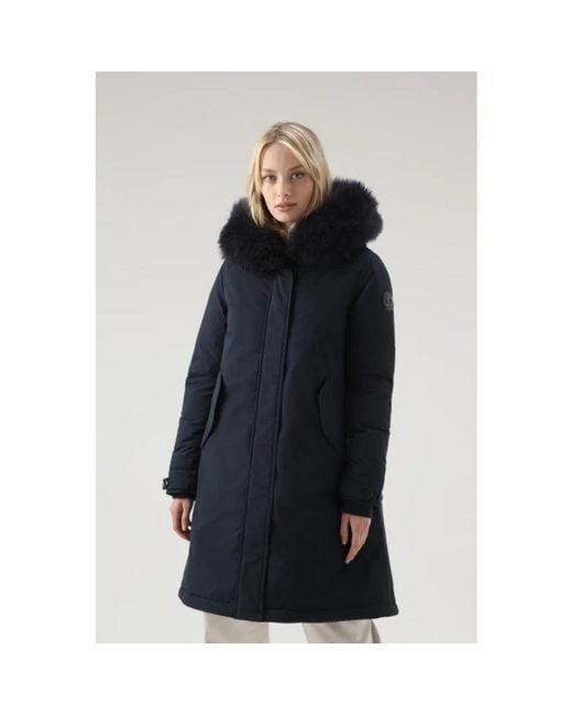 Woolrich Keystone Parka in het Blue