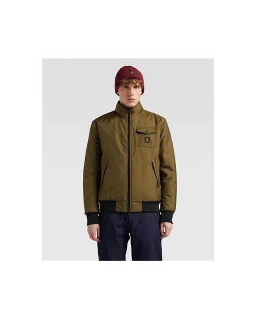Refrigiwear Green Bomber Jackets for men