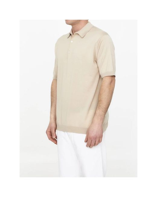 John Smedley Natural Polo Shirts for men