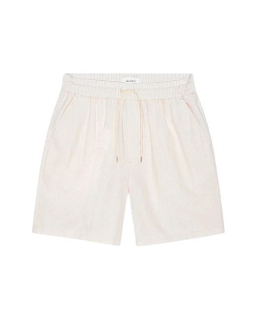 Les Deux White Casual Shorts for men