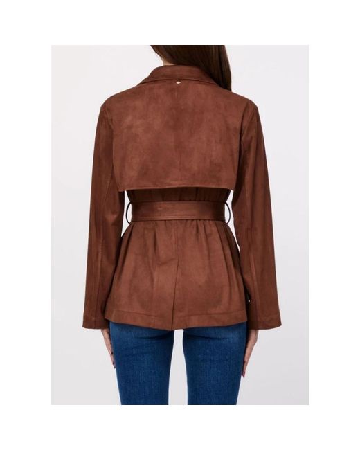 Light Jackets Liu Jo de color Brown