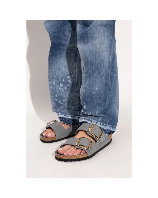 Birkenstock Gray Sliders