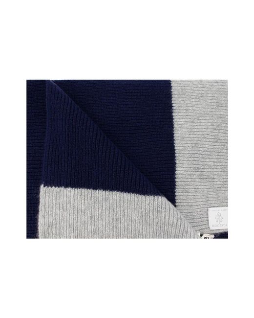 Winter Scarves di Eleventy in Blue da Uomo