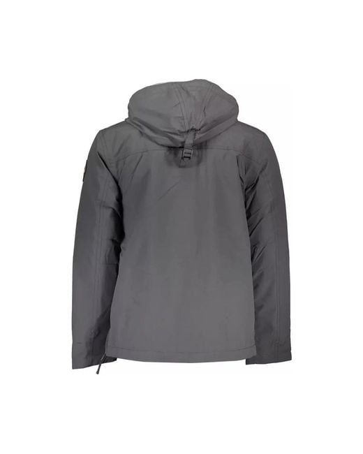 Napapijri Gray Light Jackets for men