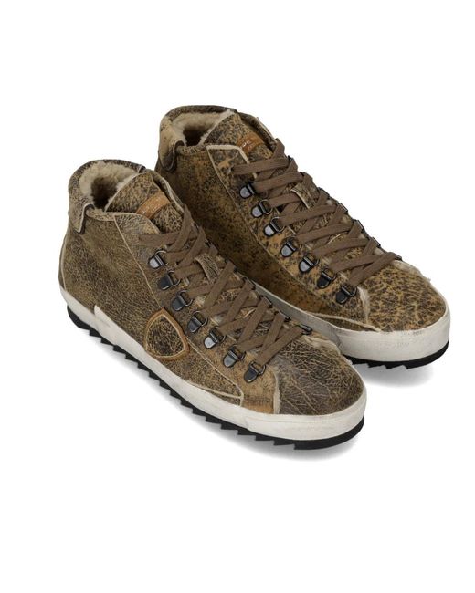 Philippe Model Gray Sneakers for men