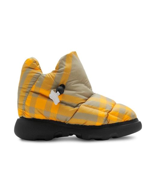 Burberry Yellow Vintage check slip-on sneakers gelb