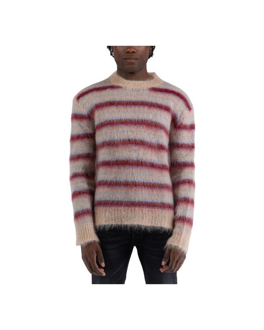Marni Red Round-Neck Knitwear for men