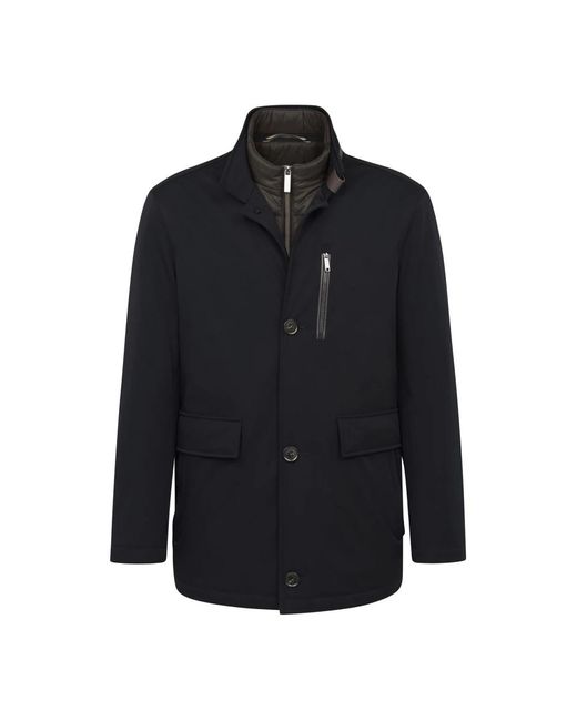Bugatti Winterjas Donkerblauw Stijlvol in het Blue voor heren