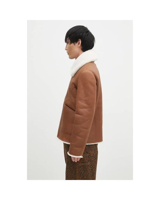 Leather Jackets Paul Smith de hombre de color Brown