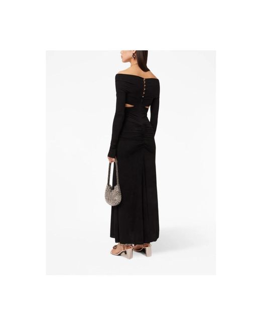 Rabanne Maxi Dresses in het Black