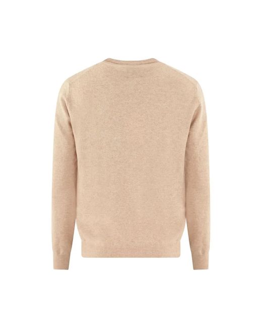 Woolrich Lamswol Crewneck Trui in het Natural voor heren