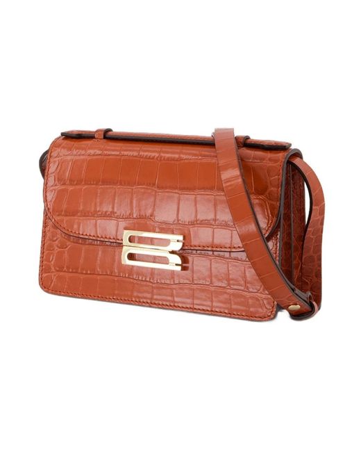 Victoria Beckham Brown Cross Body Bags