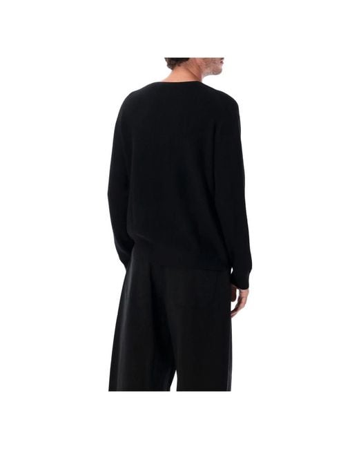 Studio Nicholson Black Round-Neck Knitwear for men