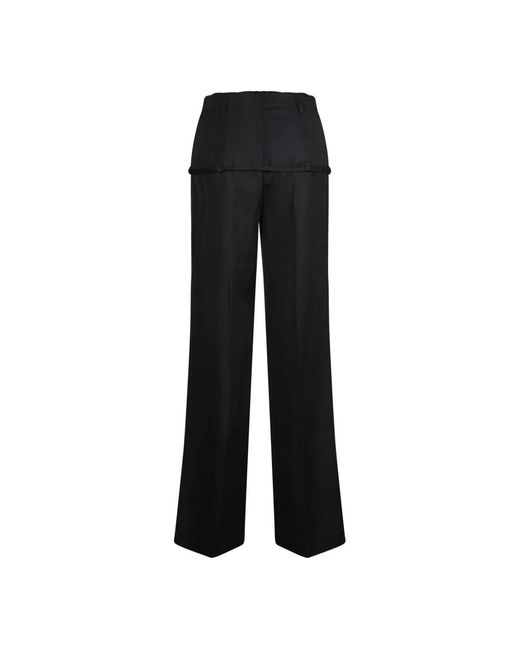 Jacquemus Black Wide Trousers