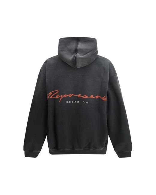Hoodies Represent de hombre de color Gray