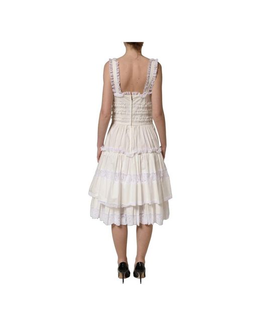 Dolce & Gabbana Natural Midi Dresses