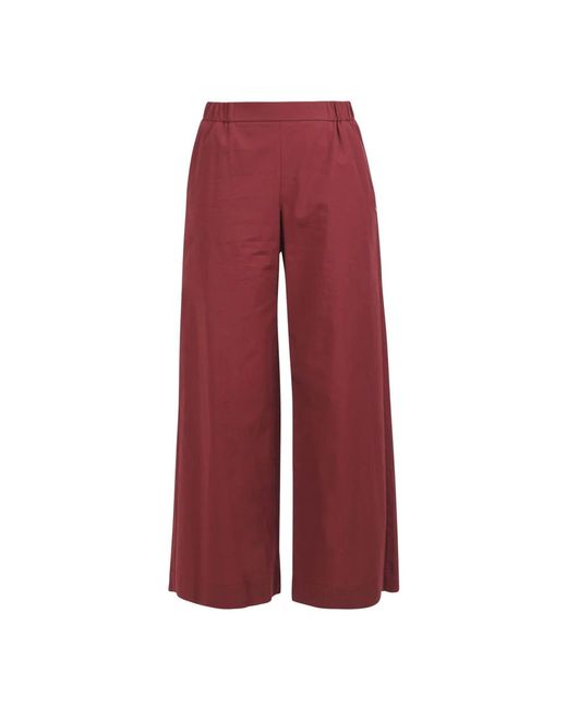 Ottod'Ame Red Wide Trousers