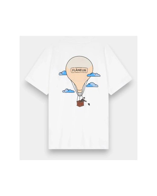 flâneur White T-Shirts for men