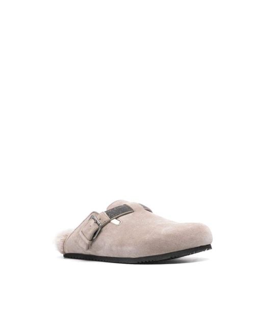 Mules Brunello Cucinelli en coloris White