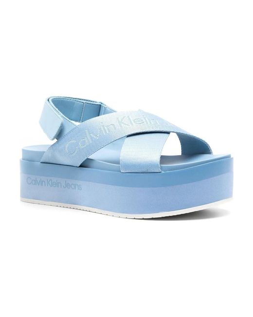 Calvin Klein Blue Wedges
