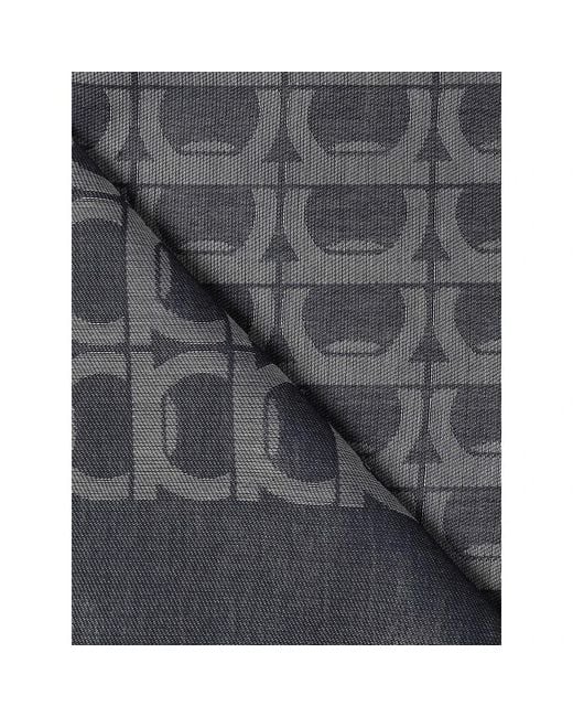 Ferragamo Gray Scarves for men