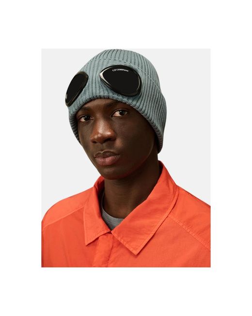 C P Company Gray Beanies for men