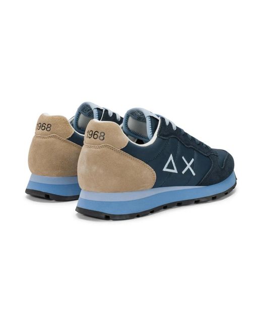 Sun 68 Blue Sneakers for men