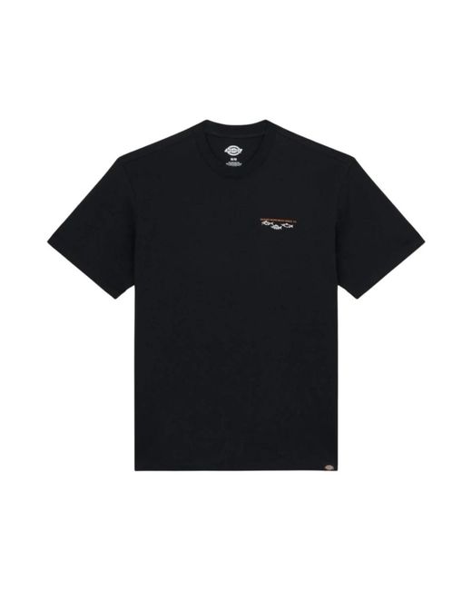 Dickies Tops ,Zwart ,Katoen Outdoor Grafisch T-Shirt in het Black voor heren