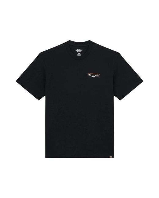 Dickies Tops ,Zwart ,Katoen Outdoor Grafisch T-Shirt in het Black voor heren