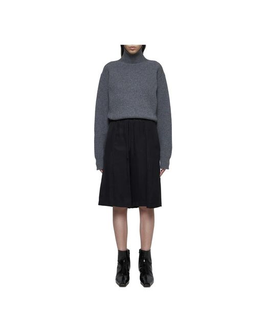 Jil Sander Blue Turtlenecks