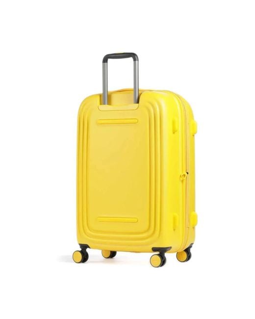Mandarina Duck Yellow Suitcases