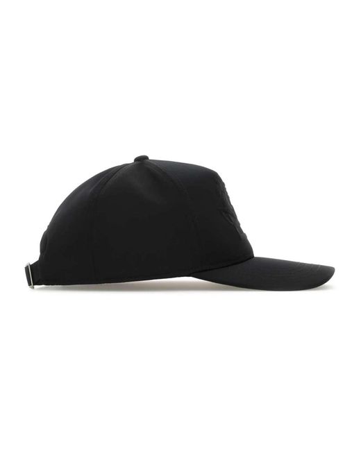 Etro Black Schwarze satin -baseballkappe