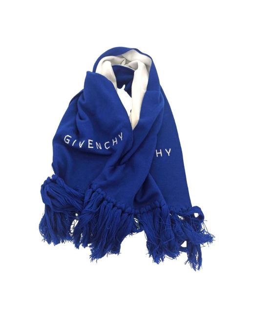 Winter Scarves Givenchy de color Blue