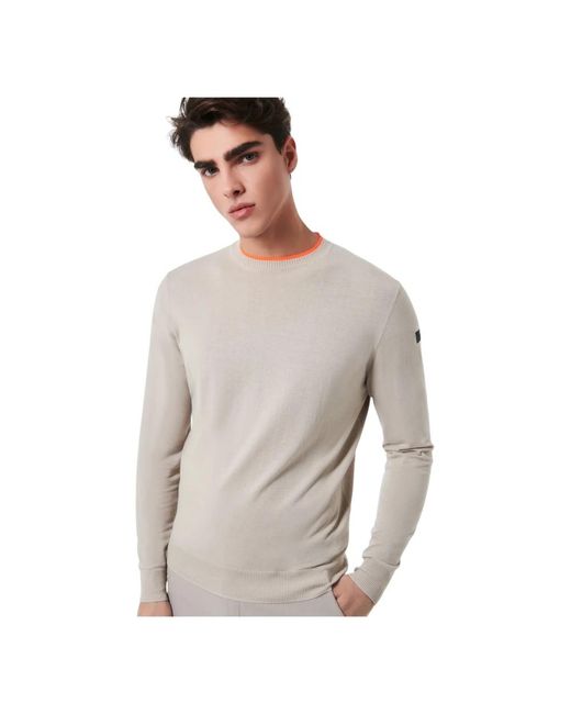 Rrd Runder Strickpullover in White für Herren