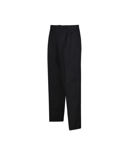 Golden Goose Deluxe Brand Black Straight Trousers for men