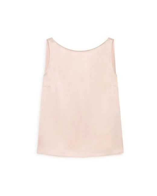 Maliparmi Pink Sleeveless Tops