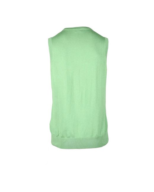 Ballantyne Green Sleeveless Jumpers for men