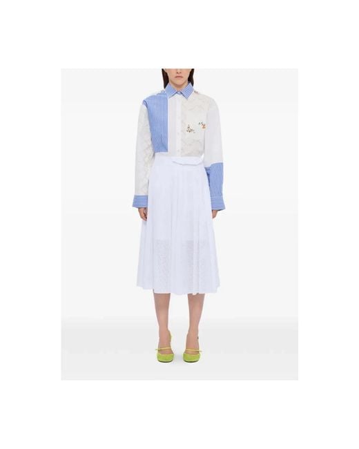 Midi Skirts MSGM en coloris White