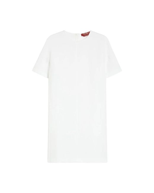 Max Mara White Short Dresses