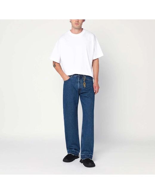 DARKPARK Blue Straight Jeans for men