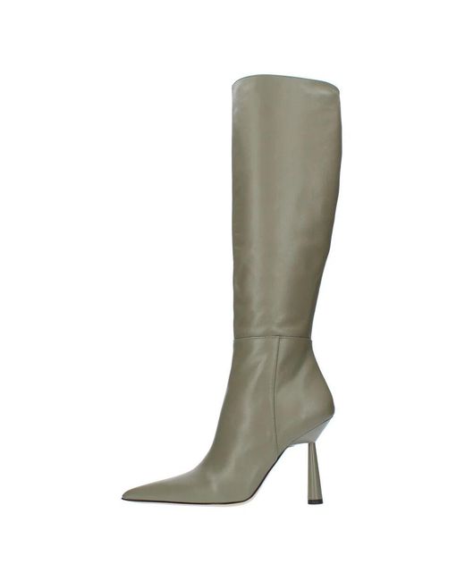 Gia Borghini Gray Stiefel Grün
