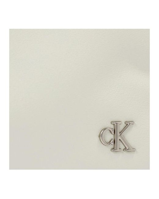 Calvin Klein White Kettenkamera-pouch frühjahr/sommer kollektion