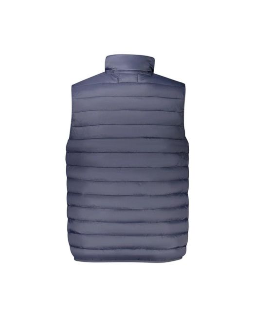 Roberto Cavalli Blue Polyester Jacket for men
