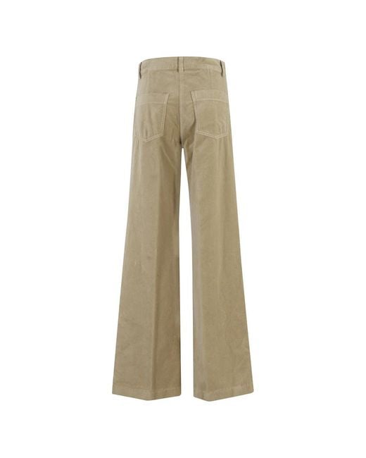 Aspesi Natural Wide Trousers